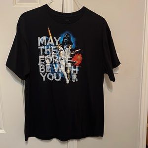 Star Wars black graphic XL t-shirt